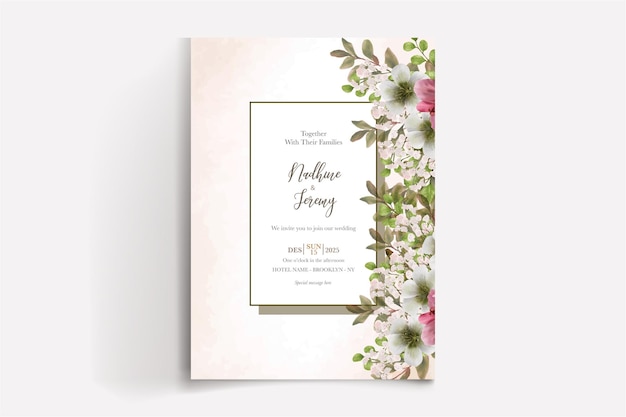 Plantillas de invitación de boda