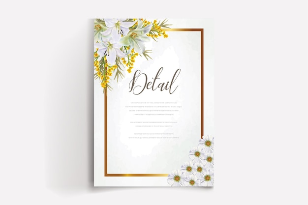 Plantillas de invitación de boda