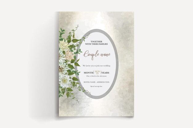 Plantillas de invitación de boda