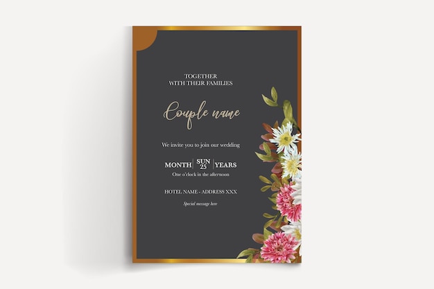 Plantillas de invitación de boda