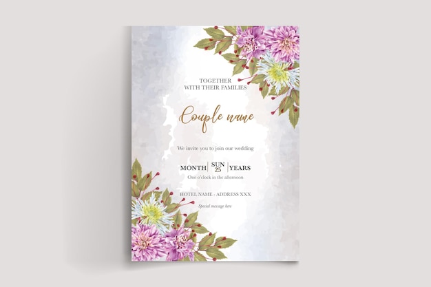 Plantillas de invitación de boda