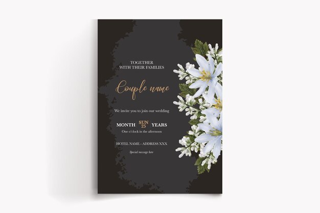 Plantillas de invitación de boda