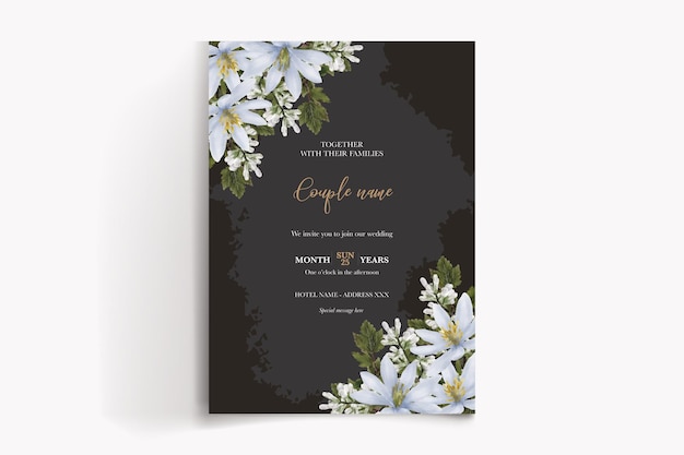 Plantillas de invitación de boda