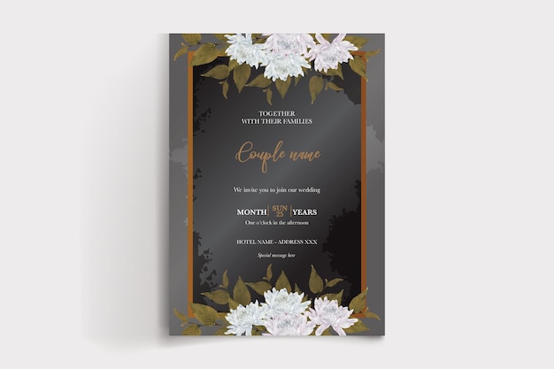 Plantillas de invitación de boda