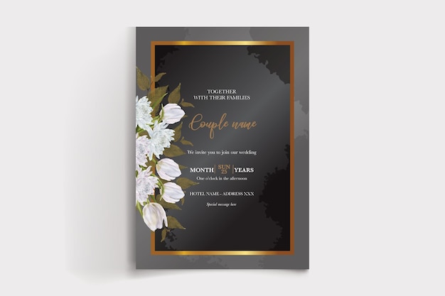 Plantillas de invitación de boda