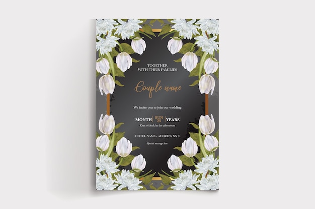 Plantillas de invitación de boda