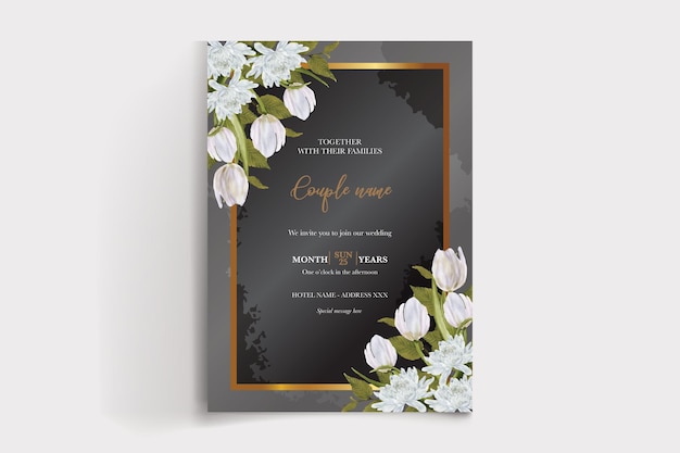 Plantillas de invitación de boda