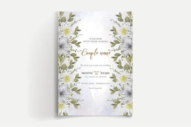 Plantillas de invitación de boda