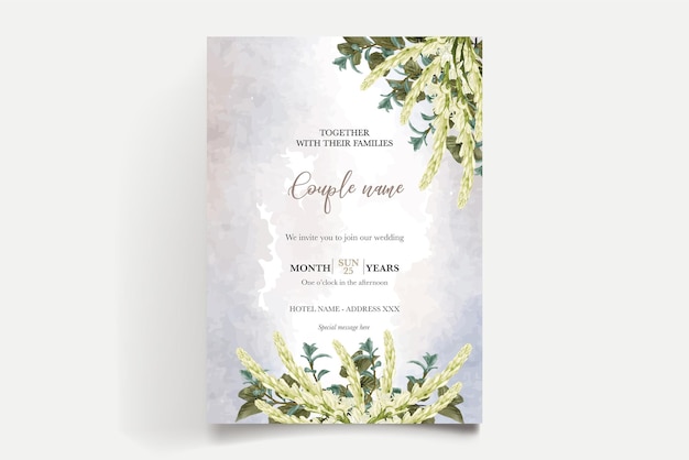 Plantillas de invitación de boda