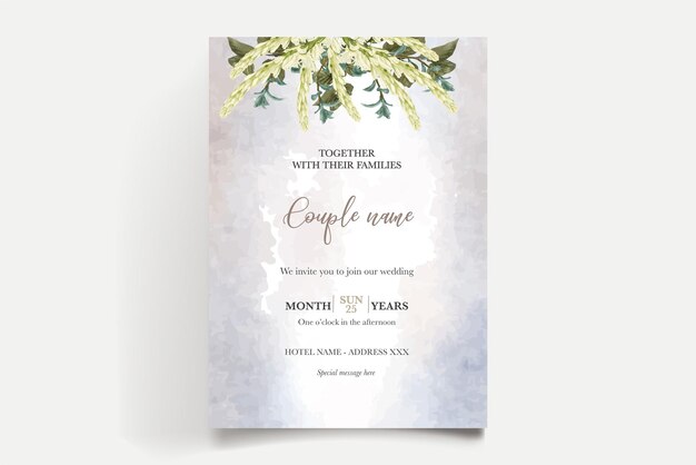 Plantillas de invitación de boda