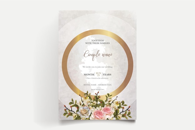 Plantillas de invitación de boda