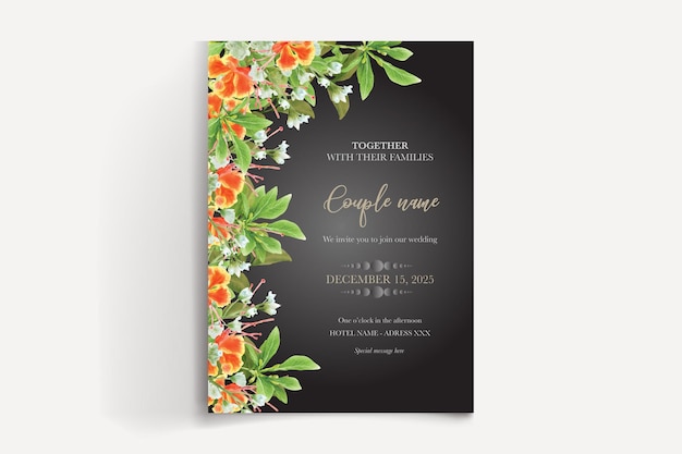 Plantillas de invitación de novia de ducha