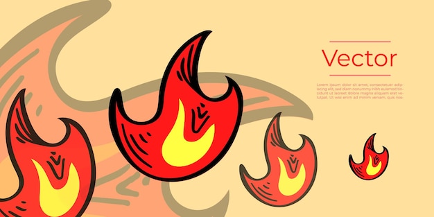 Plantillas de llamas de fuego de campamento