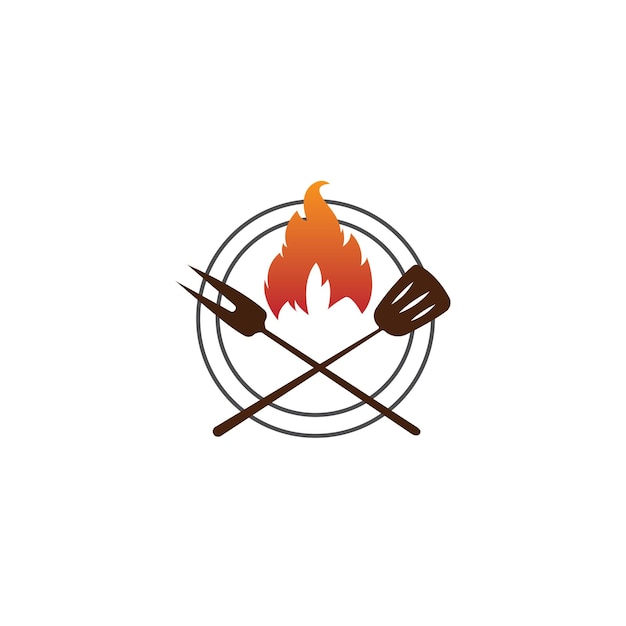 Plantillas de Logo Hot Grill