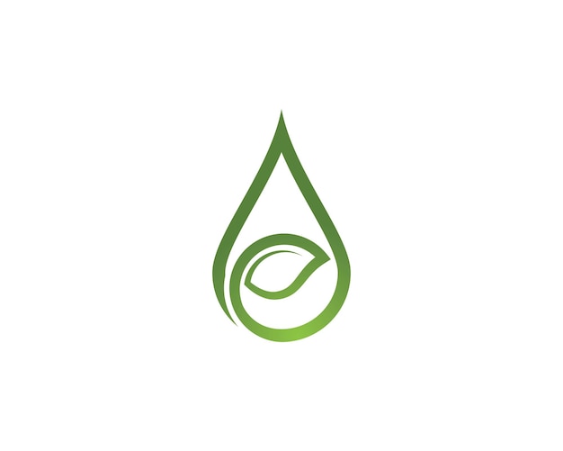 Plantillas de logotipo con gotas de agua