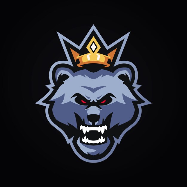 Plantillas de logotipos de King Bear Esports