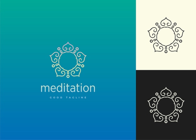 Plantillas de logotipos de meditación gratis - bueno para yoga