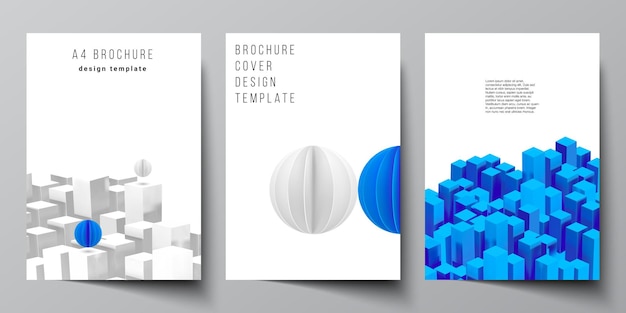 plantillas de maquetas de portada para folleto flyer