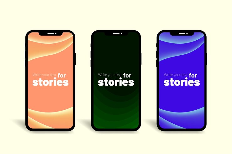 Plantillas minimalistas con diseños modernos para historias en colores vibrantes