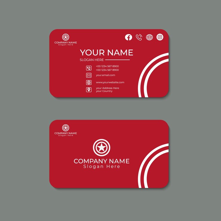 Plantillas modernas de diseño de tarjetas de visita