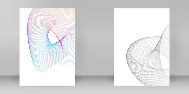 Plantillas de negocios para presentaciones polivalentes Vector fácil de editar EPS 10 diseño de diseño folleto formato A4 publicidad para nuevos productos boletines de noticias tecnología gráficos informe empresa evento fiesta