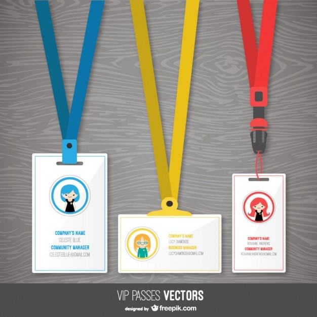Plantillas de pases VIP