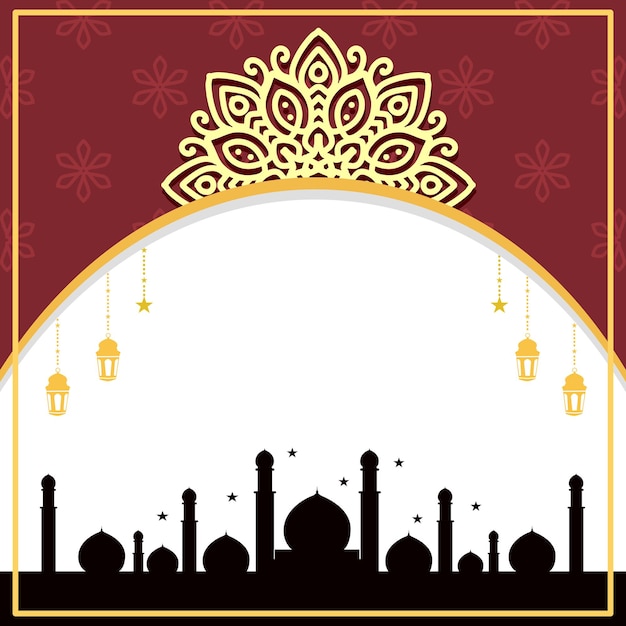 Vector plantillas para ramadan, eid mubarak y eventos islámicos