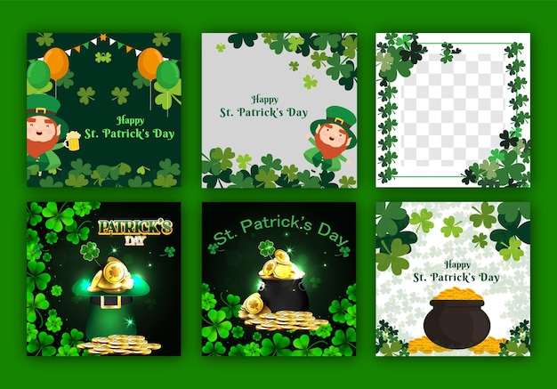 Las plantillas de las redes sociales del Día de San Patricio
