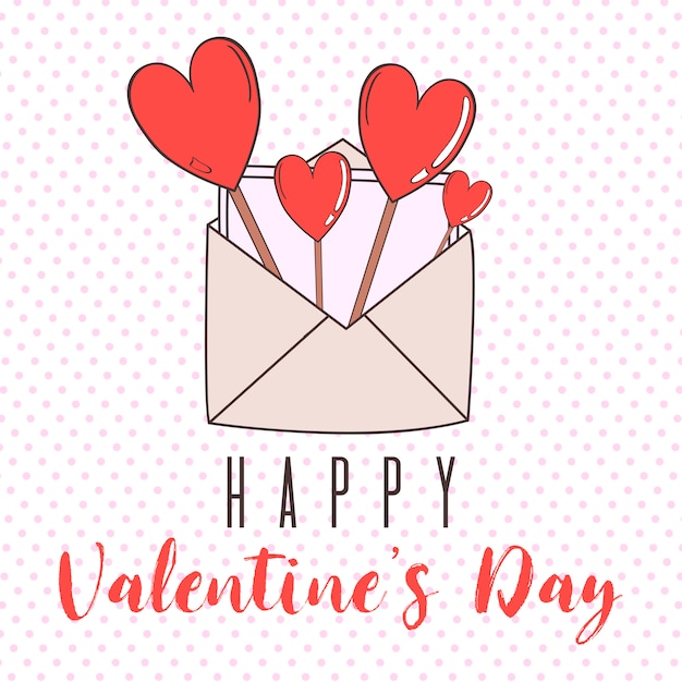 Plantillas de tarjetas de San Valentín de vectores