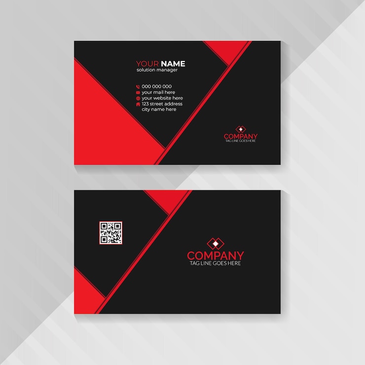 Plantillas de tarjetas de visita corporativas modernas y profesionales personalizables