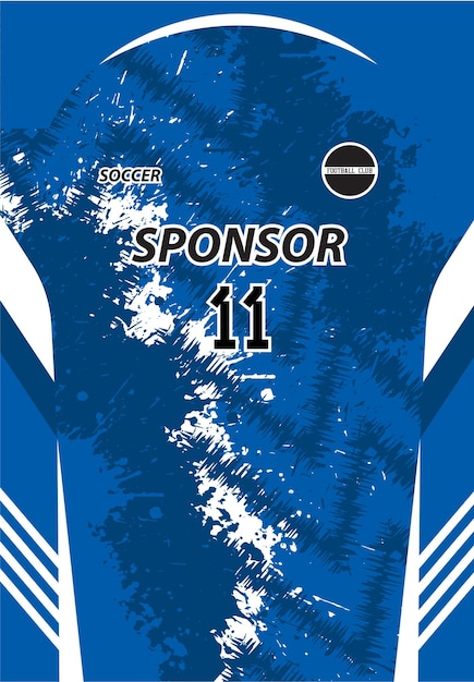 Plantillas de uniformes de fútbol deportivo de sublimación vectorial de tarifa de diseño de camiseta de fútbol