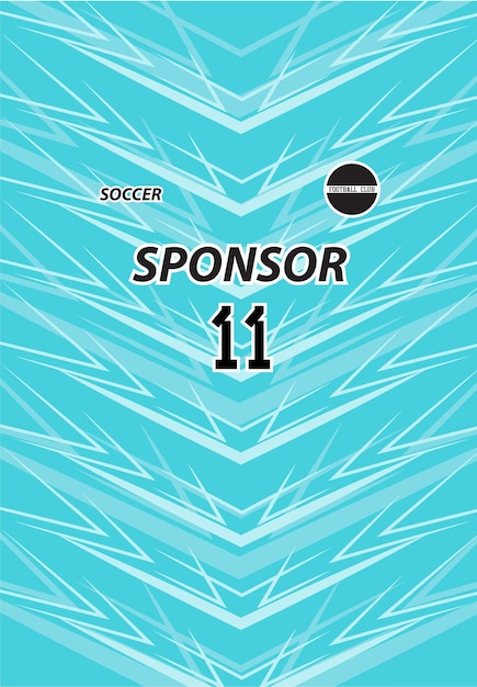 Plantillas de uniformes de fútbol deportivo de sublimación vectorial de tarifa de diseño de camiseta de fútbol