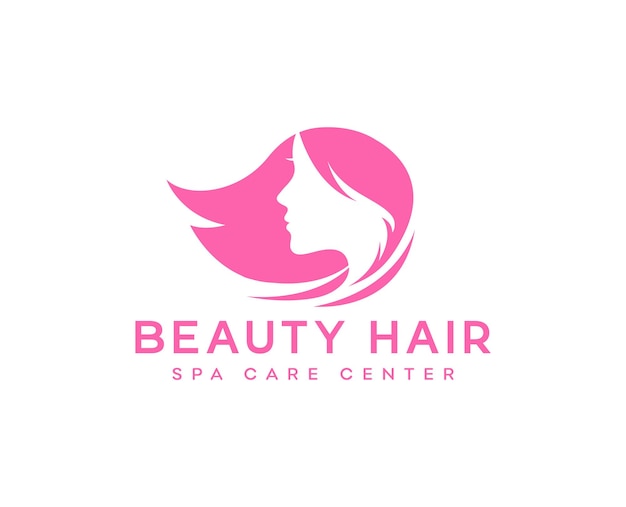 Plantillas de vector de logotipo de centro de cuidado de spa de cabello de belleza