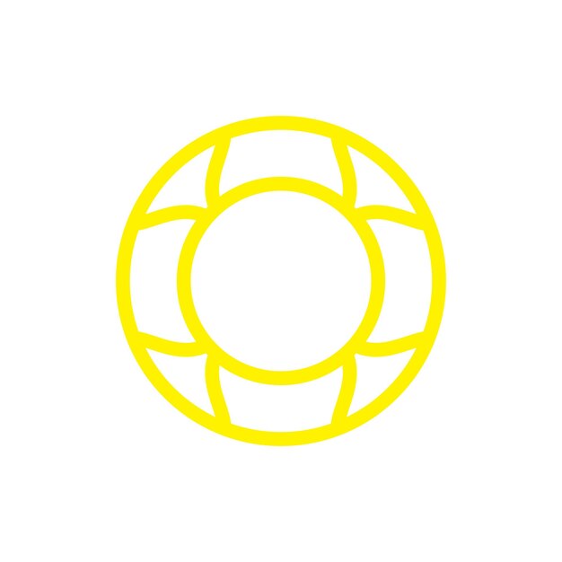plantillas vectoriales de diseño de iconos de lifebuoy