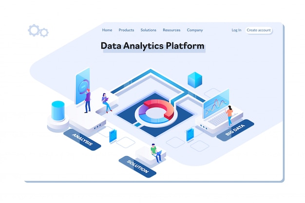 Vector plataforma de análisis de datos.