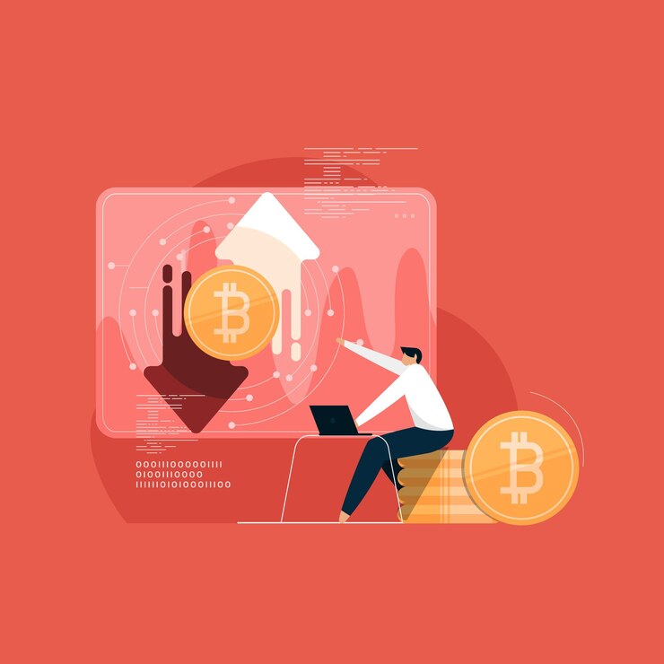 Vector plataforma de comercio de criptomonedas en línea para intercambiar dinero digital intercambio de tecnología de inversión digital y ganar dinero en línea