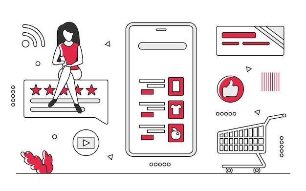 Plataforma de comercio de ventas de compras móviles