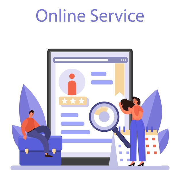 Plataforma o servicio online de recursos humanos