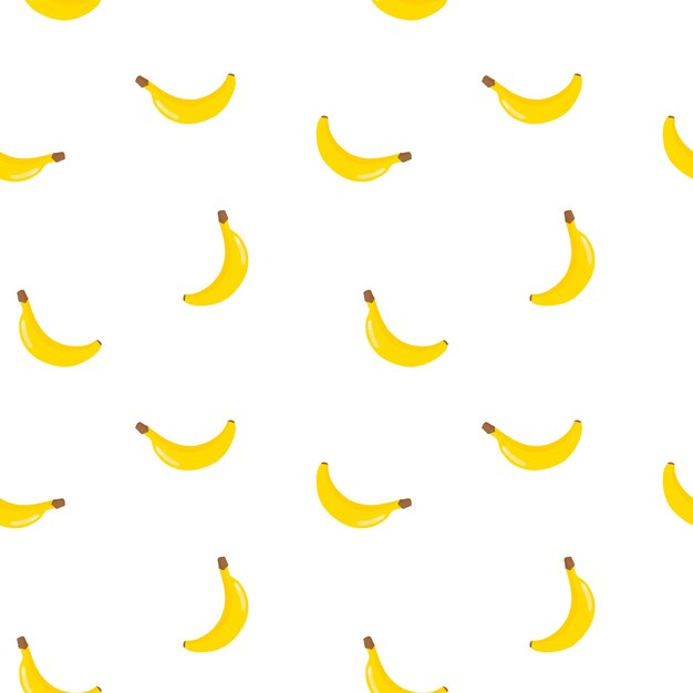plátanos, vector, seamless, patrón