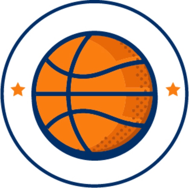 Platilla de logos de baloncesto