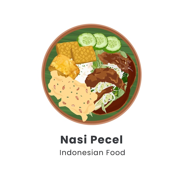 un plato de comida que dice sabroso