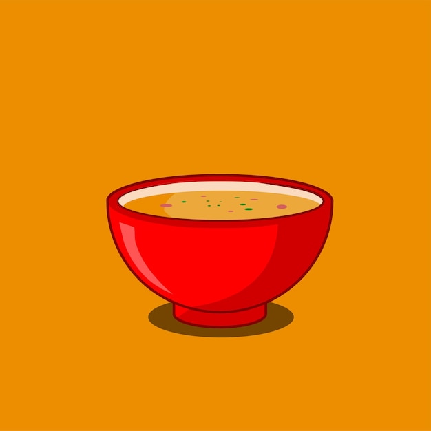 Un plato de una deliciosa sopa