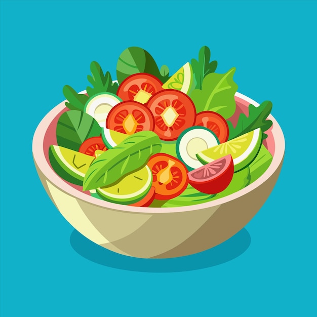 un plato de tomates, pepino y aguacate