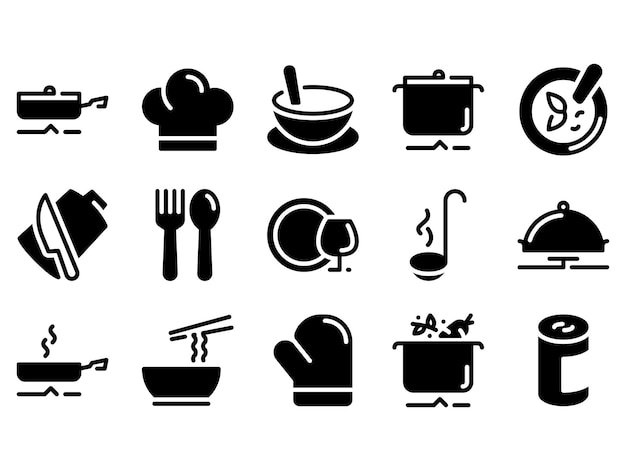 Platos sencillos sobre un tema para cocinar platos del chef y la cocina japonesa