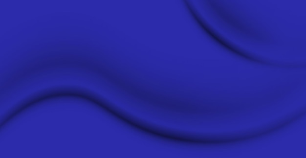Pliegues de fondo de textura de tela azul arrugado realista Ilustración vectorial