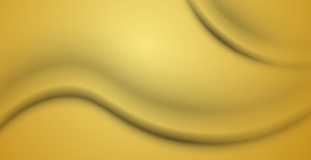 Pliegues de textura de fondo amarillo arrugado realista ilustración vectorial