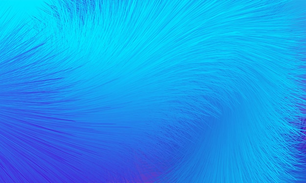 Pluma azul 3d parece fondo abstracto