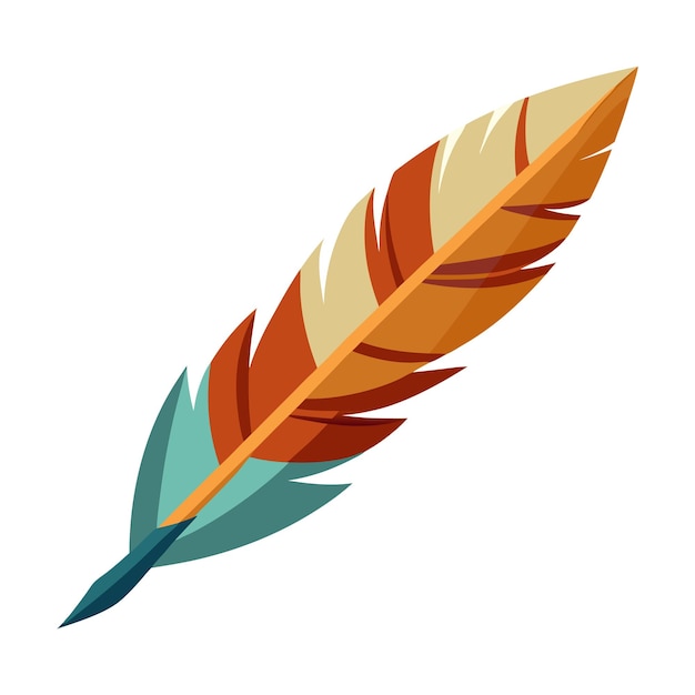 pluma de escritura retro en blanco