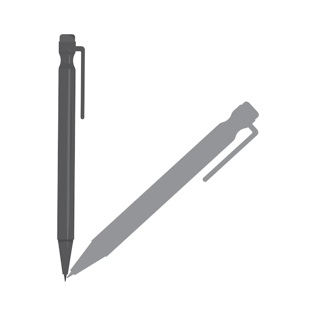 pluma, logotipo, vector