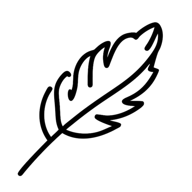 la pluma de los pájaros está volando con el contorno del icono